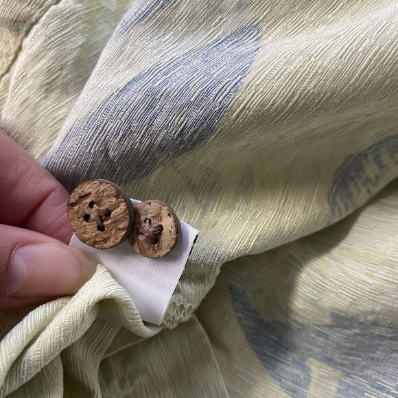 Tommy Bahama Mens Silk Hawaiian Shirt Button Down Size XL‎ Ivory Green,Hawaiian - Picture 13 of 13